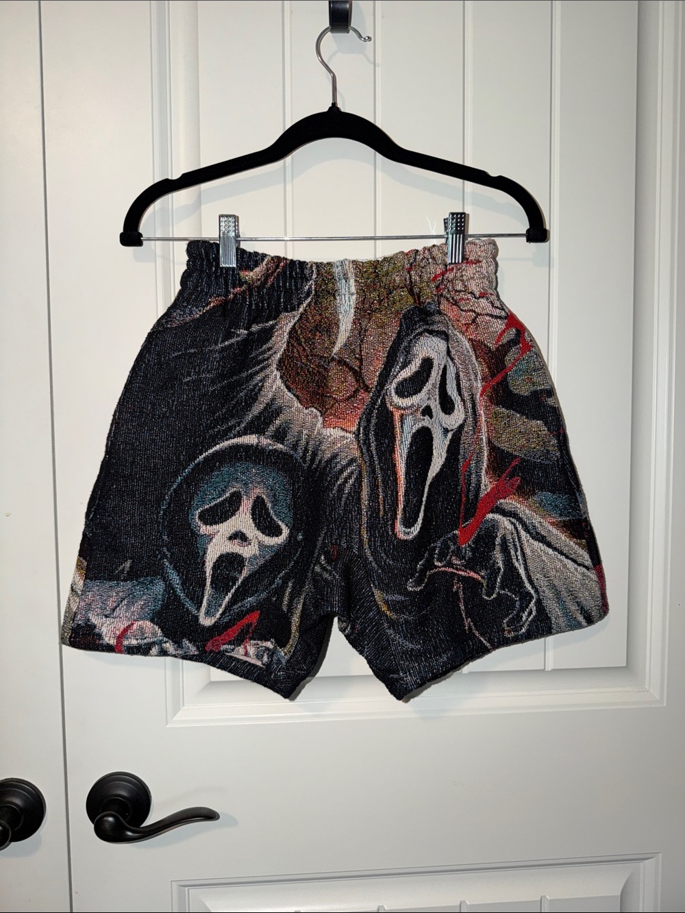 Ghost Face Jacquard Tapestry Shorts